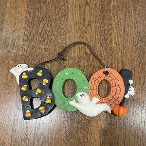 BOO Halloween Decor Door Sign